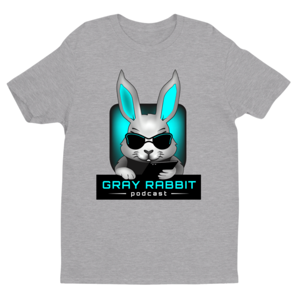 Gray Rabbit Podcast T-Shirt (Gray)