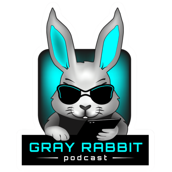 Gray Rabbit Podcast Sticker