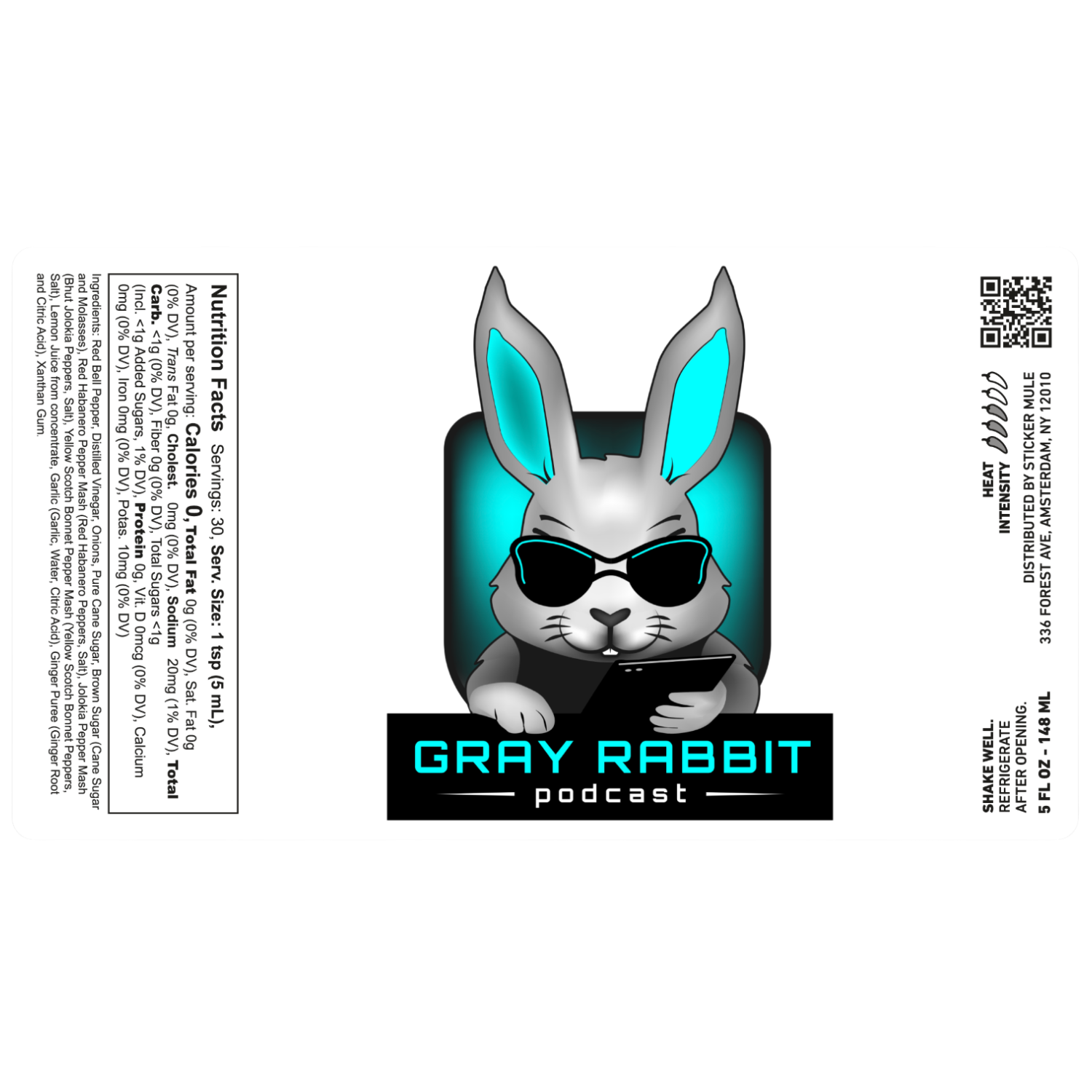 Gray Rabbit Podcast Hot Sauce - Image 2